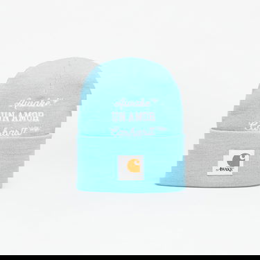 Kapica Awake NY X Carhartt WIP Un Amor Beanie Plava | AWK-CAR23-HT001-BLU, 0