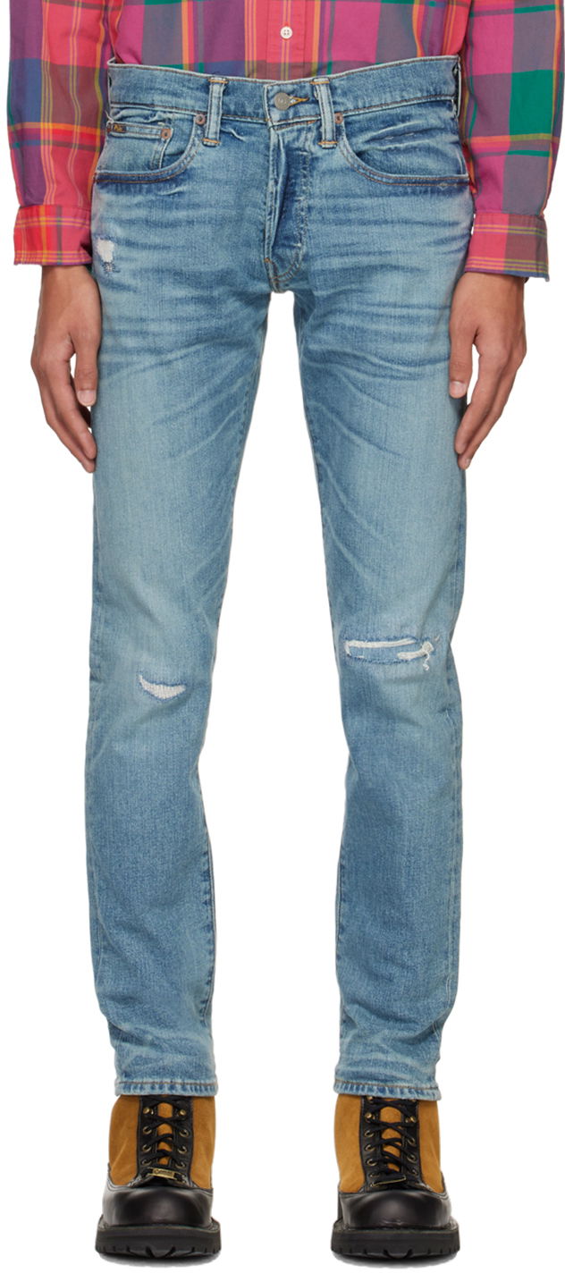 Jeans Polo by Ralph Lauren Polo Ralph Lauren Varick Slim Fit Jeans Plava | 710830888001