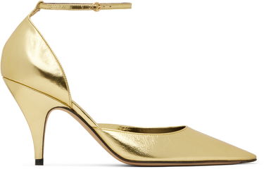 Tenisice i cipele The Row The Row Liisa D'Orsay Heels Metalik | F1543-M39, 0