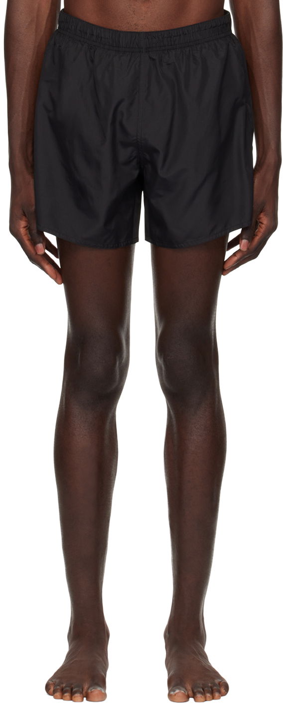 Kupaći kostimi Courrèges Swim Shorts with Embroidered Logo Crna | 123JMB014PL0103