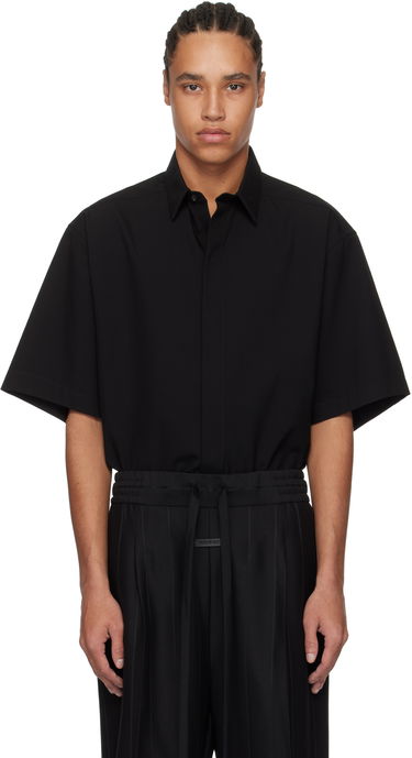Košulja Fear of God Fear of God Oxford Short Sleeve Shirt Crna | FGE250-518OXF, 0