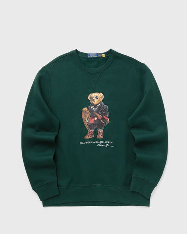 Dukserice Polo by Ralph Lauren Polo Bear Graphic Crew Neck Sweatshirt Zelena | 710981794001, 2