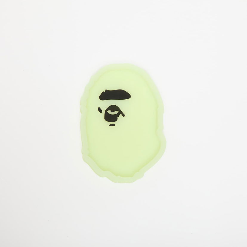 Kolekcionarsko BAPE A BATHING APE Ape Head Glow-in-the-Dark Tray Zelena | 001GDL301022MGRN