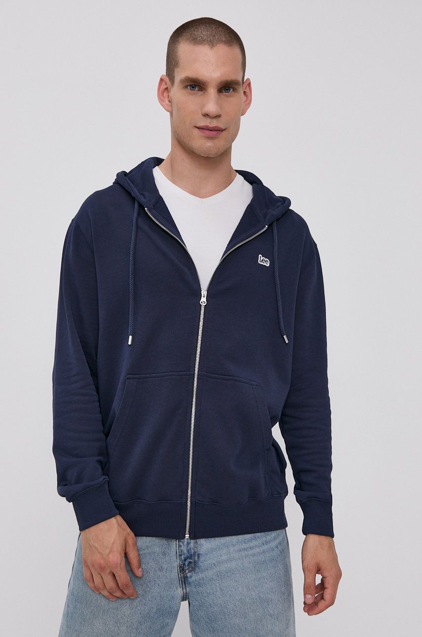 Dukserice Lee Basic Zip Throuh Hoody Tamnoplava | L80KSP35, 0