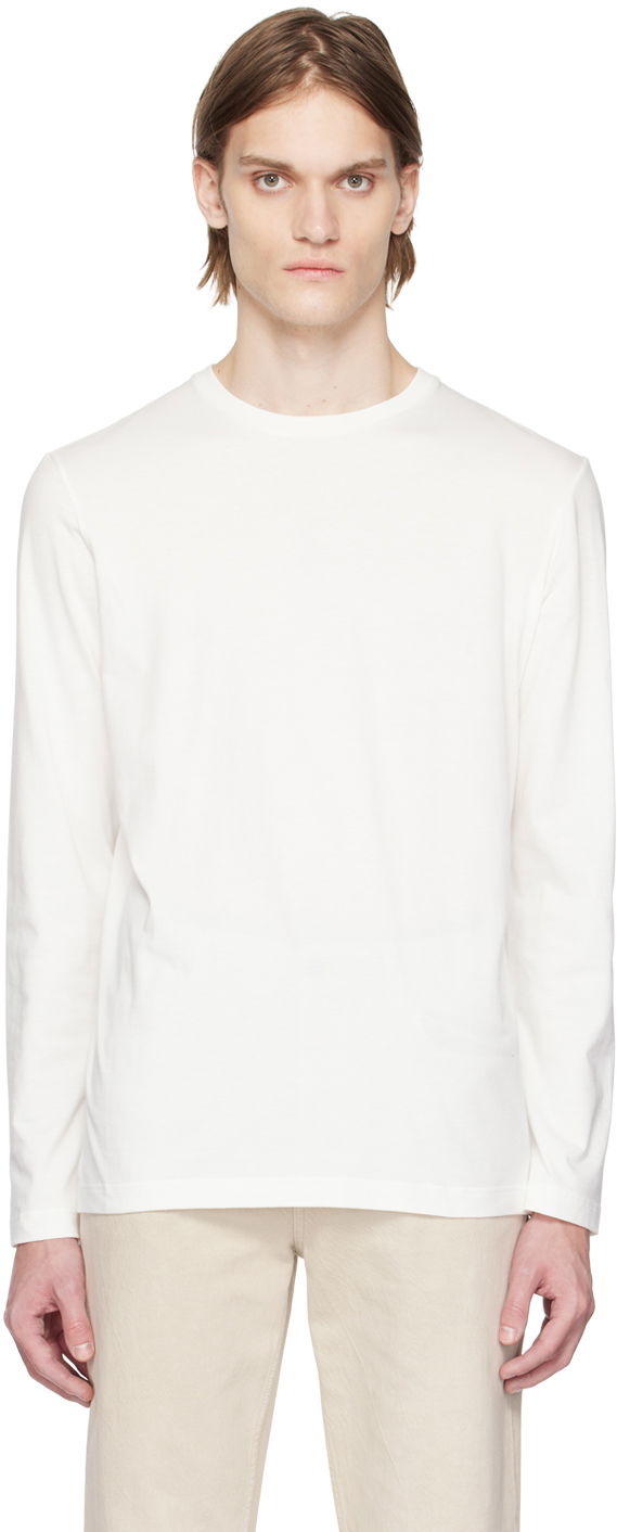 Majica kratkih rukava The Row Leon Long Sleeve T-Shirt Bijela | 189-K291