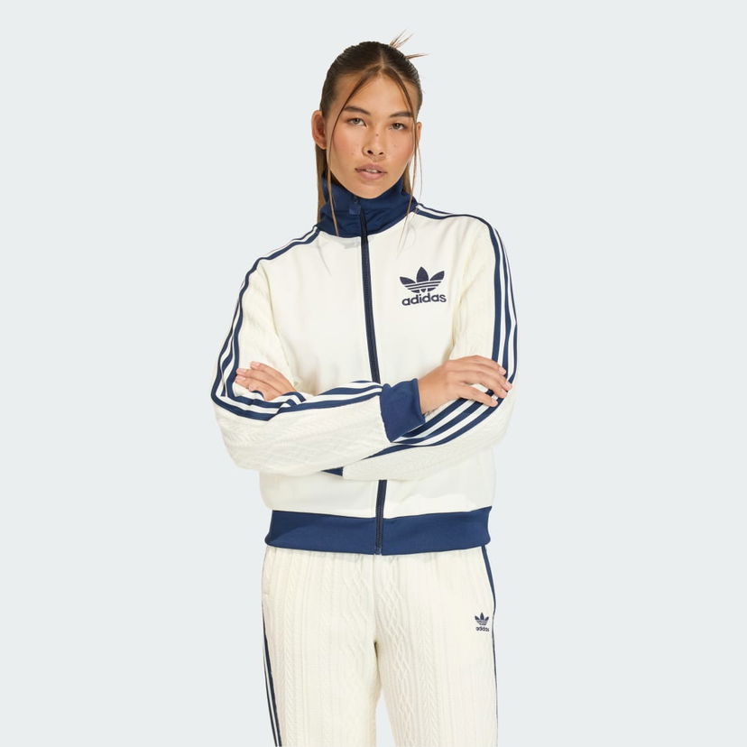 Jakna adidas Performance adidas Originals Knit Classic Track Top Bijela | KS7800