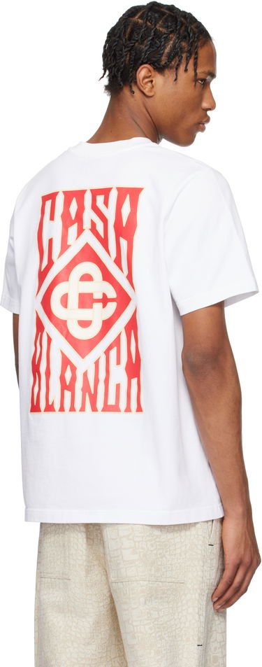 Majica kratkih rukava Casablanca Casablanca Gothic Logo T-Shirt Bijela | MS25-JTS-001-19-EX-SSENSE, 2
