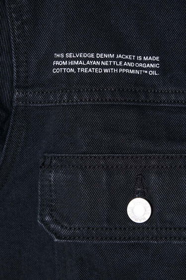 Jakna PANGAIA Pangaia Denim Jacket Crna | 10000973, 11