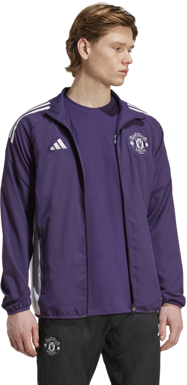 Jakna adidas Originals Manchester United Pre-Match Jacket 2025/26 Ljubičasta | jp3107, 3