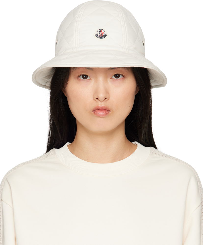 Šešir Moncler Moncler Quilted Bucket Hat Bijela | K10933B00033M6310