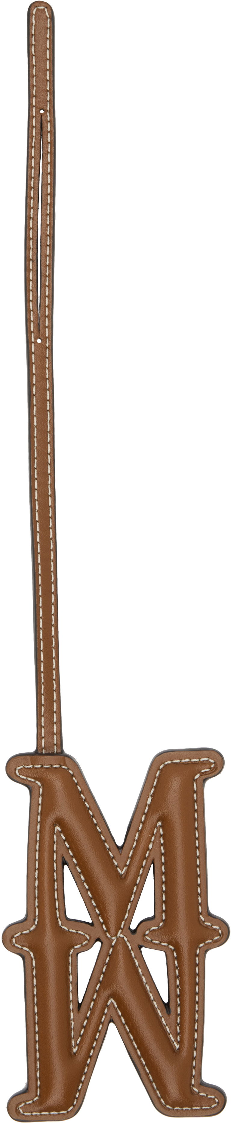 Privjesci za ključeve Max Mara Max Mara Leather Monogram Keychain Smeđa | 2524726061600