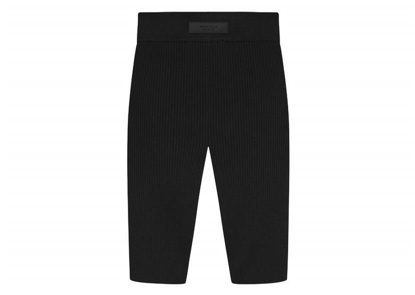 Kratke hlače Fear of God Core Collection Knit Biker Short Black Crna | 192SU245370FW