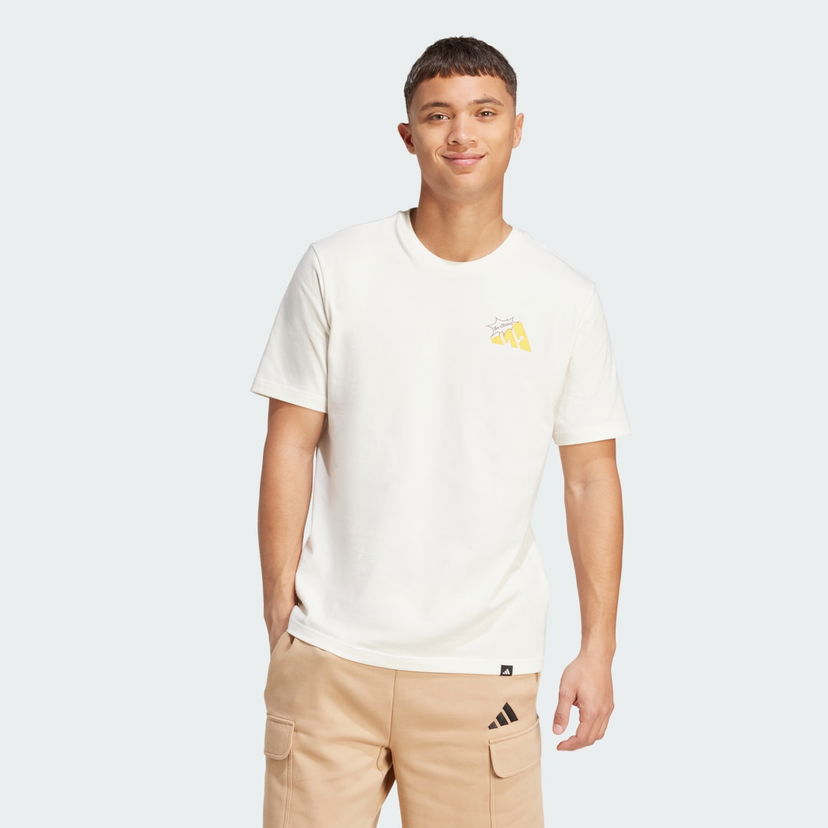 Majica kratkih rukava adidas Performance Grilled Cheese Graphic T-Shirt Bijela | JM6459