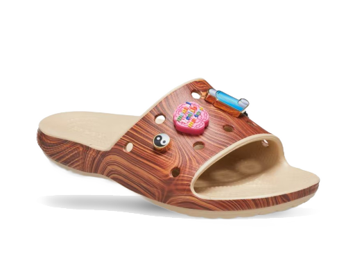 Tenisice i cipele Crocs Classic Slide SZA Wood Grain Smeđa | 208013-90H