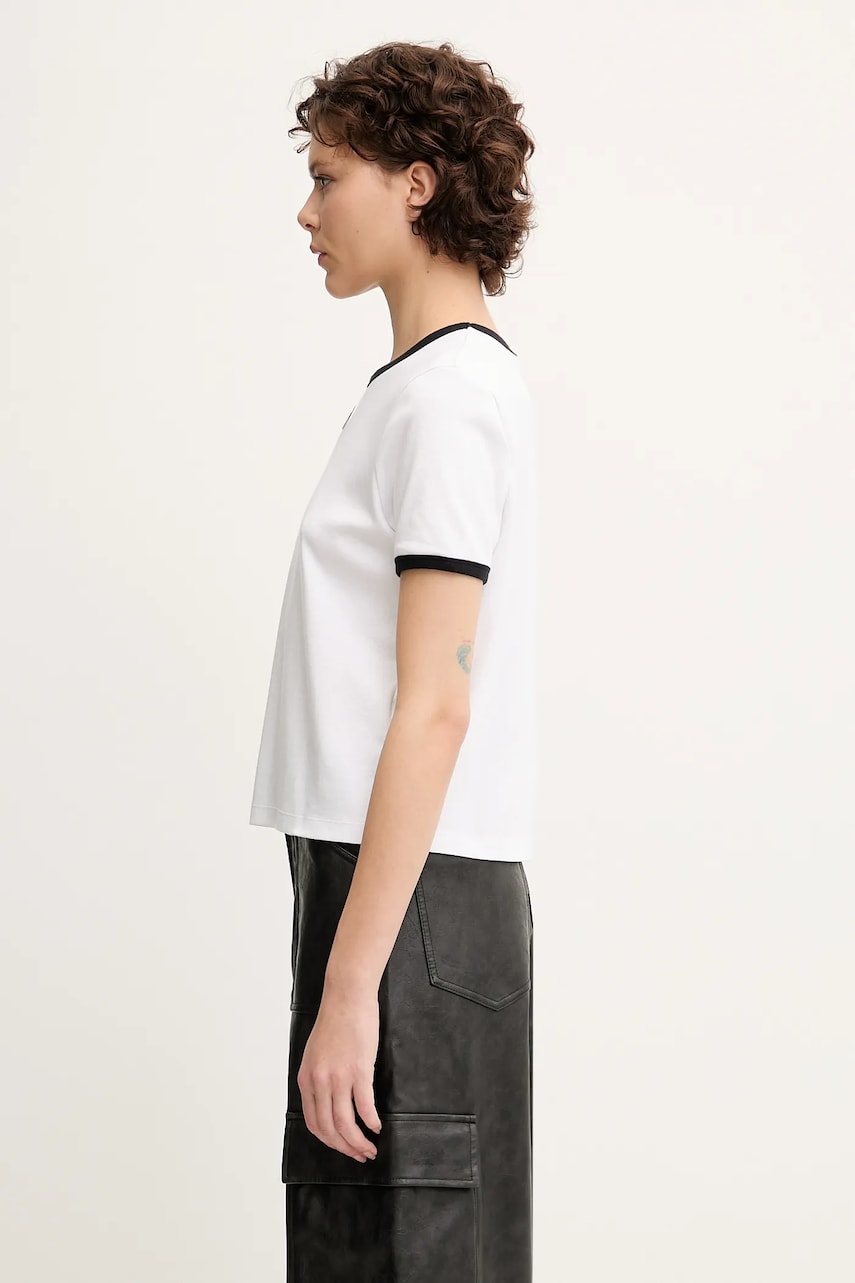 Majica kratkih rukava Sporty & Rich Sporty & Rich Srhwc Ringer T-Shirt Bijela | TO081622305WH01, 1