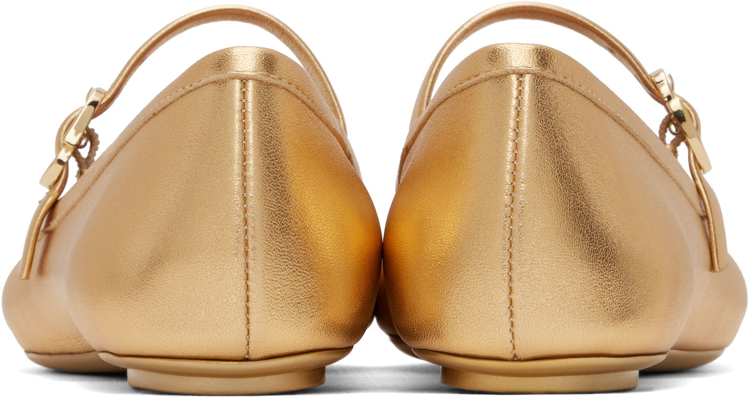 Tenisice i cipele Gianvito Rossi Rossi Carla Ballerina Flats Metalik | G22223-05GOM-NSW, 1