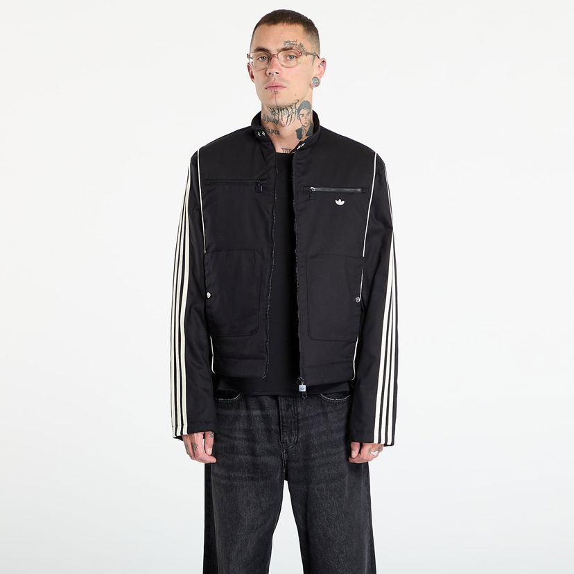 Jakna adidas Originals Premium Waxed Jacket Crna | JV7620