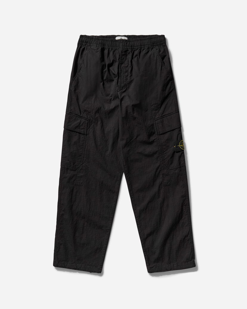 Cargo hlače Stone Island Stretch Ripstop-TC Cargo Pants Crna | K1S15-3100022-S0063 V0029