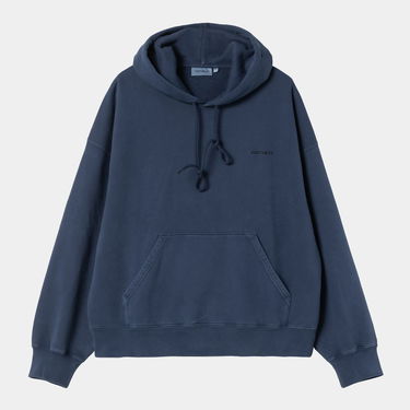 Dukserice Carhartt WIP Hooded Benton Sweatshirt Jupiter garment dyed Tamnoplava | I034589_78, 0