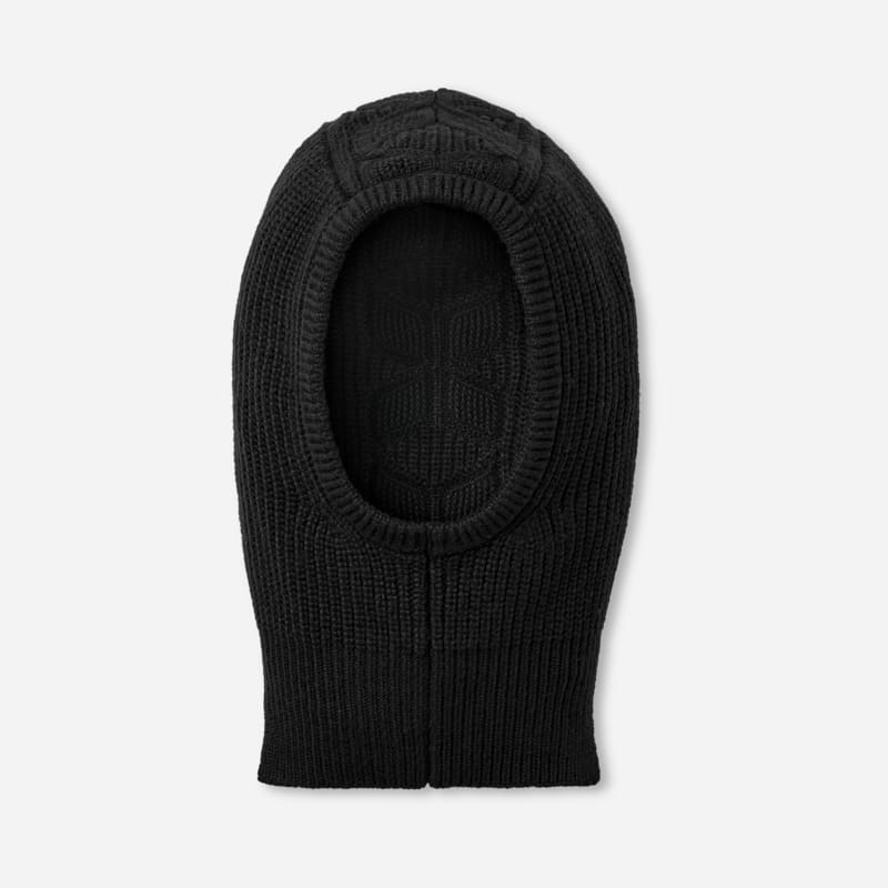 Kapica UGG UGG Cable Knit Balaclava Crna | 102740-BLK, 0