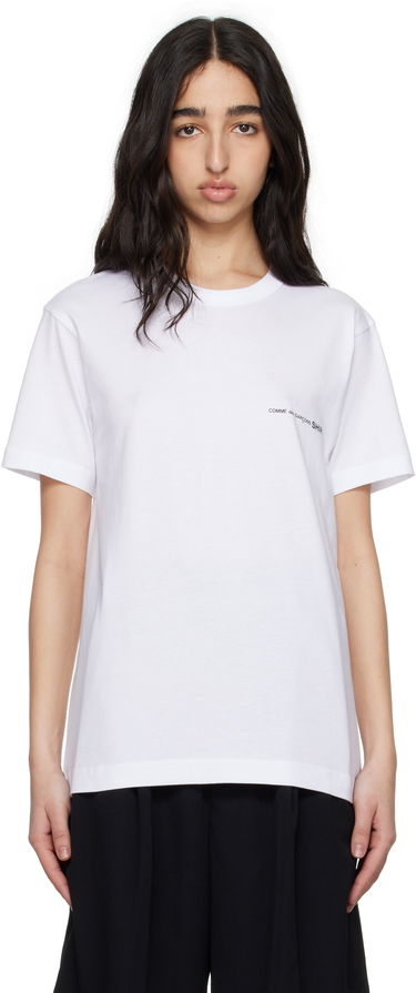 Majica kratkih rukava Comme des Garçons CDG Shirt Logo Tee Bijela | FO-T026-051, 0