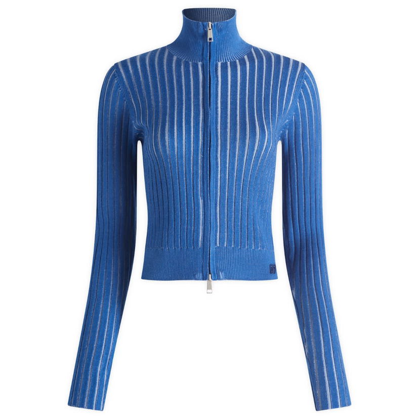 Džemper DAILY PAPER Daily Paper Women's Dias Knit Zip Cardigan Plava | 2512038