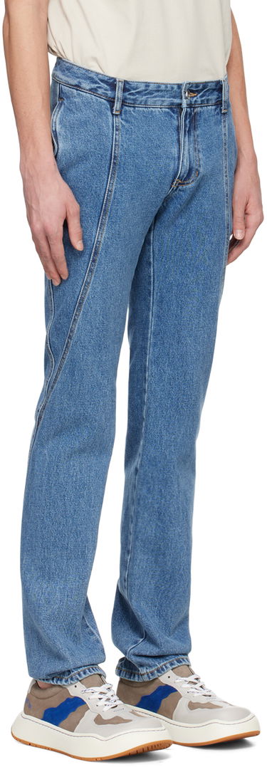 Jeans ADER ERROR Curved Seam Jeans Plava | BN01SSJE0108BL, 4