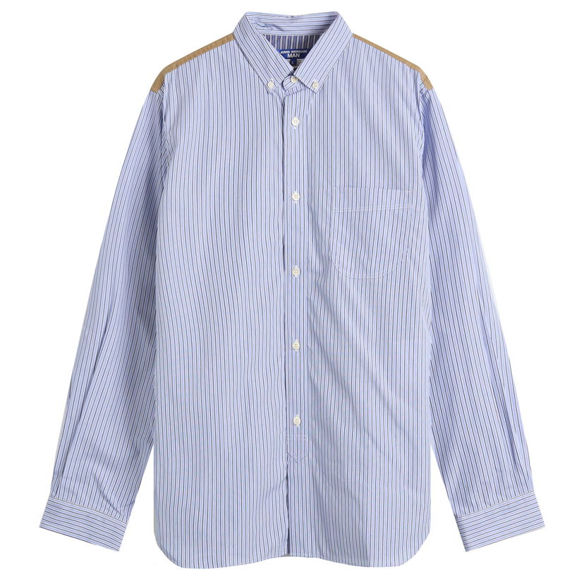 Košulja Junya Watanabe Junya Watanabe MAN Stripe Shirt, Size Large Plava | WP-B017-051-1