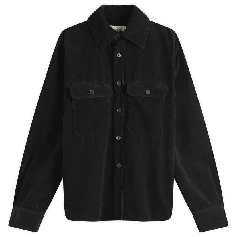 Košulja Saint Laurent Corduroy Overshirt Crna | 795555-Y34SA-1441