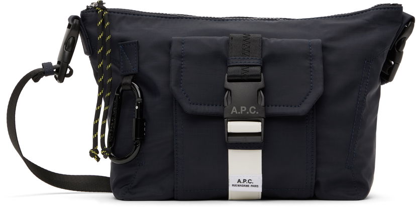 Torba za rame A.P.C. A.P.C. Trek Satchel Bag Tamnoplava | PAAFH-H61734