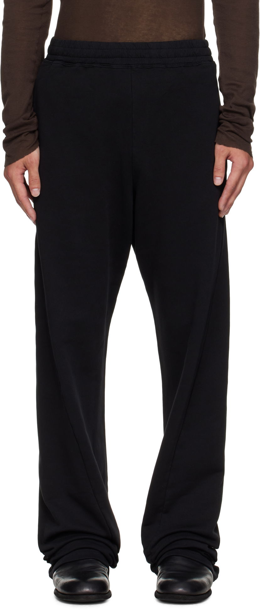 Trenirka Maison Margiela MM6 Maison Margiela Drawstring Sweatpants Crna | SH0KA0053M25025