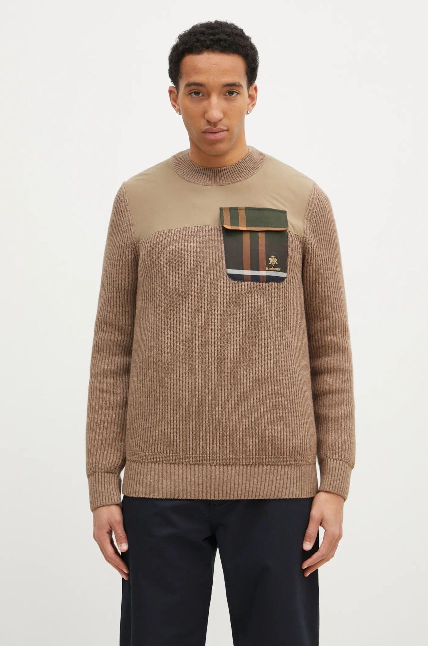 Džemper Baracuta Miller Knit Warm Wool Blend Sweater Smeđa | BRMAG0191, 0