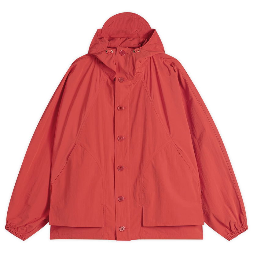 Jakna YMC YMC Bonehead Hooded Jacket Crvena | Q5ZAE-60