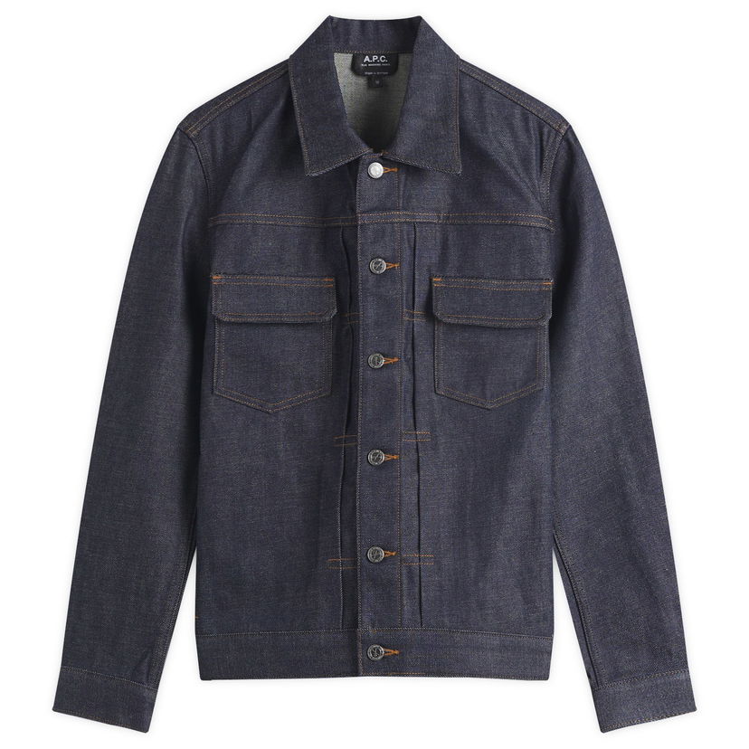 Jakna A.P.C. A.P.C. Work Jean Jacket, Size Large Plava | CODBS-H02191-IAISS25