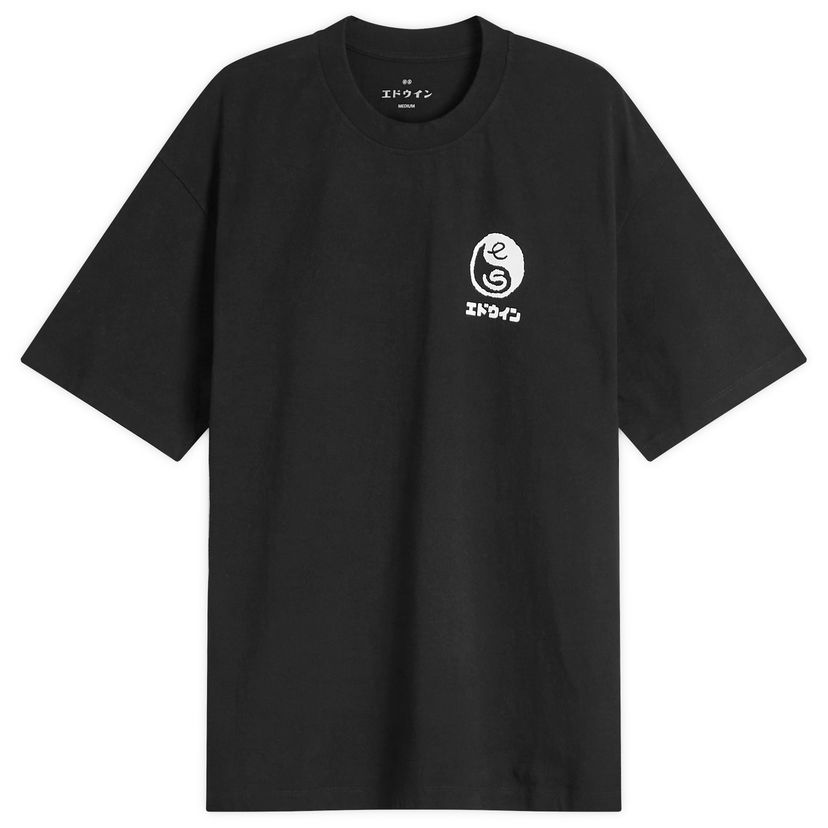 Majica kratkih rukava EDWIN High Bear Graphic Tee Crna | I035030-8967