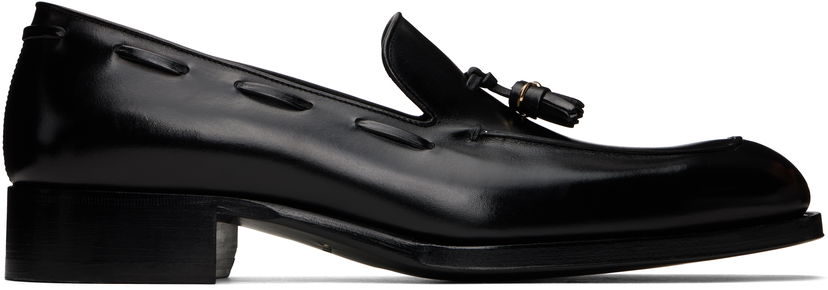 Njega cipela Tom Ford TOM FORD Edgar Tassel Leather Loafers Crna | J1118-LCL021P
