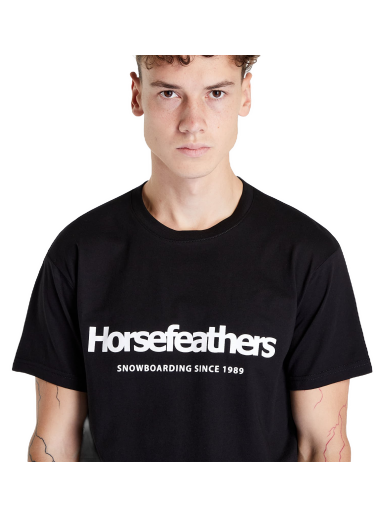 Majica kratkih rukava Horsefeathers Quarter T-Shirt Crna | SM856T
