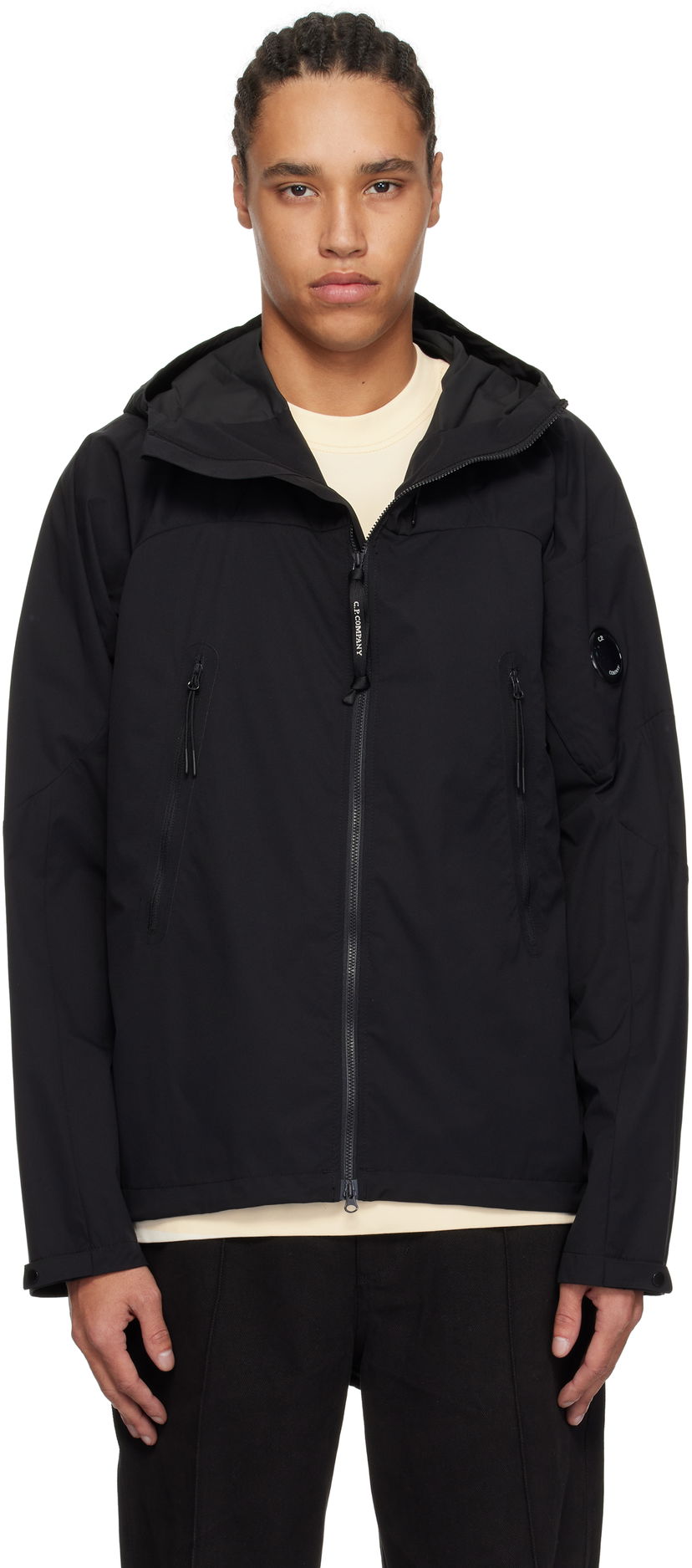 Vjetrovka C.P. Company C.P. Company Pro-Tek Hooded Jacket Crna | 18CMOW006A-110264A