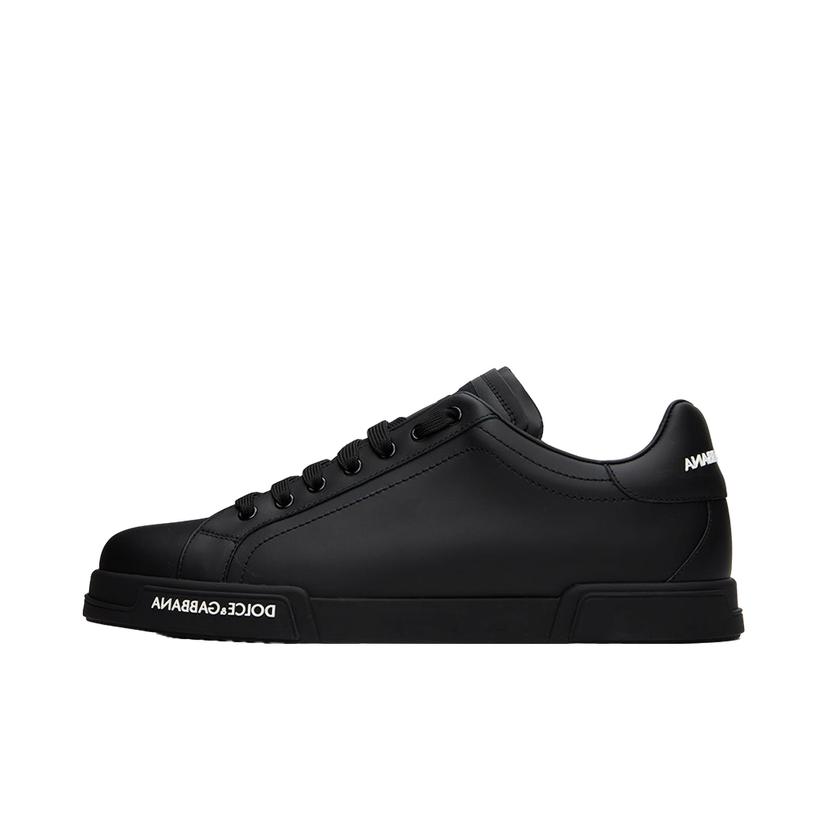 Tenisice i cipele Dolce & Gabbana Black Portofino Sneakers Crna | CS2213AA335