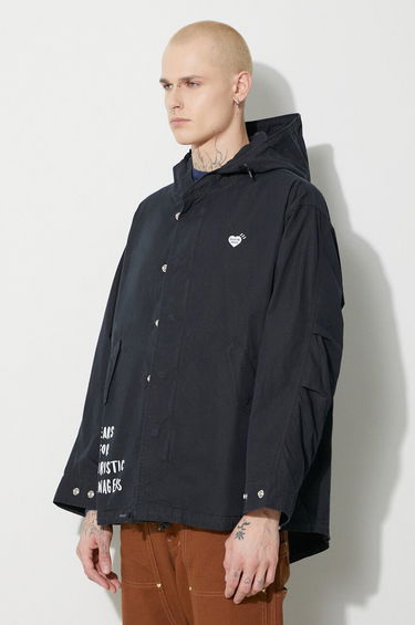 Parka Human Made Hooded Jacket Crna | HM26JK001, 3