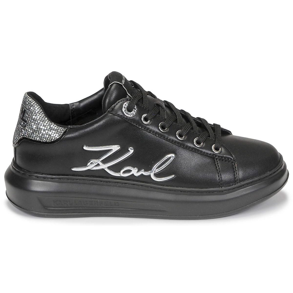 Tenisice i cipele KARL LAGERFELD KAPRI Signia Lace Lthr Crna | KL62510A-00S, 0