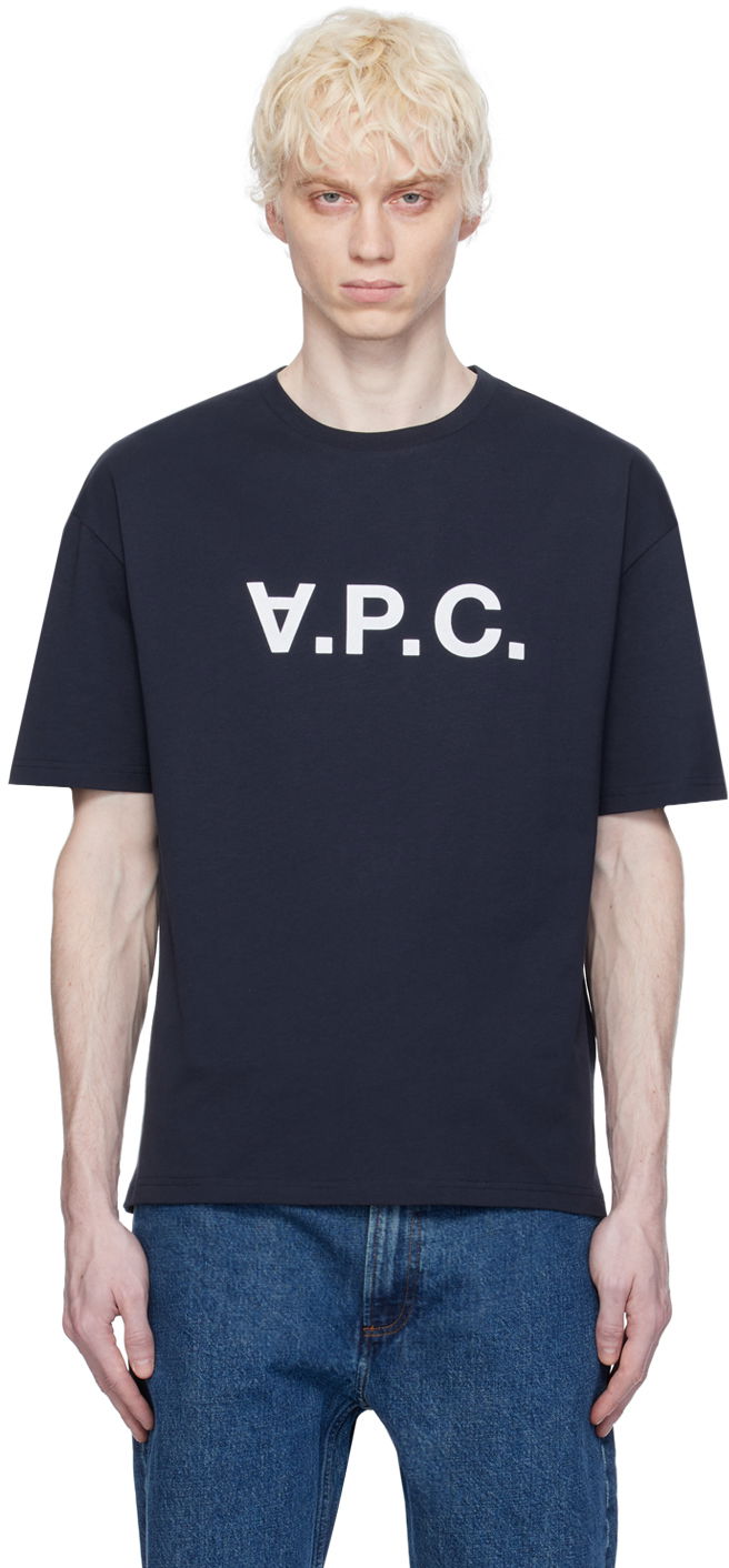 Majica kratkih rukava A.P.C. 'VPC' T-Shirt Tamnoplava | COFDW-H26324