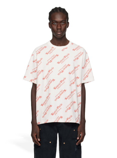 Majica kratkih rukava KENZO Paris VERDY Edition T-shirt "Off-White" Bijela | FE58TS0044SY