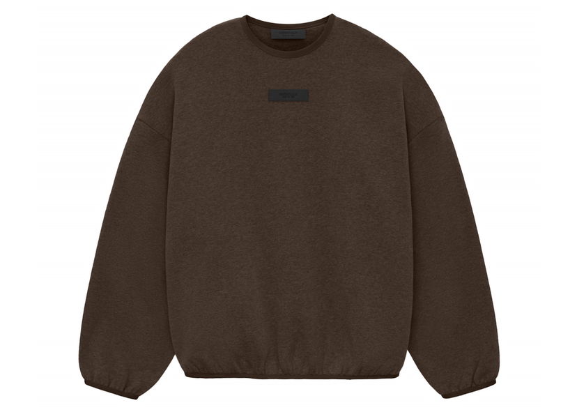Dukserice Fear of God Core Collection Crewneck Heather Wood Smeđa | 192SU244682F