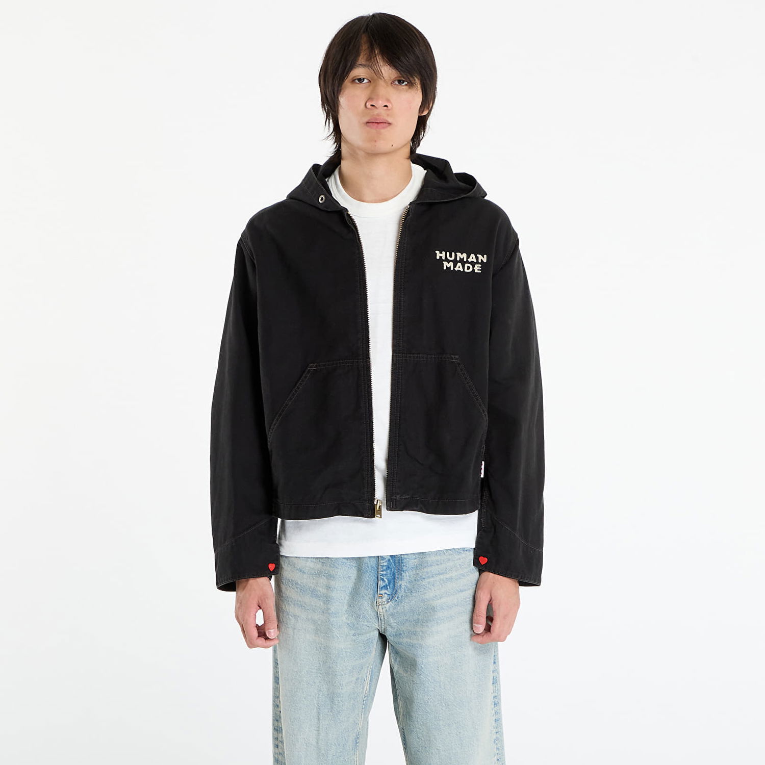 Jakna Human Made HUMAN MADE Hooded Jacket Crna | HM30JK033BK, 0