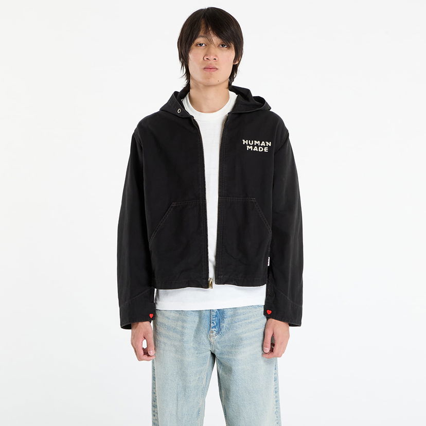Jakna Human Made HUMAN MADE Hooded Jacket Crna | HM30JK033BK