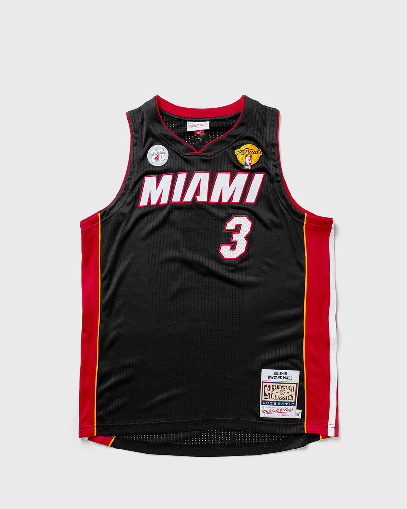 Dres Mitchell & Ness NBA AUTHENTIC ROAD FINALS JERSEY MIAMI HEAT 2012-13 DWYANE WADE #3 Crna | AJY44945-MHE12DWABLCK