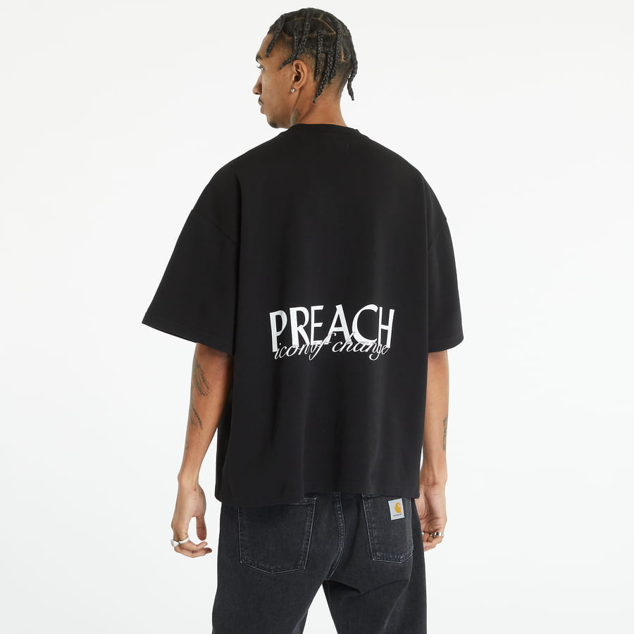 Majica kratkih rukava PREACH Tee Crna | 206312.NOS, 1