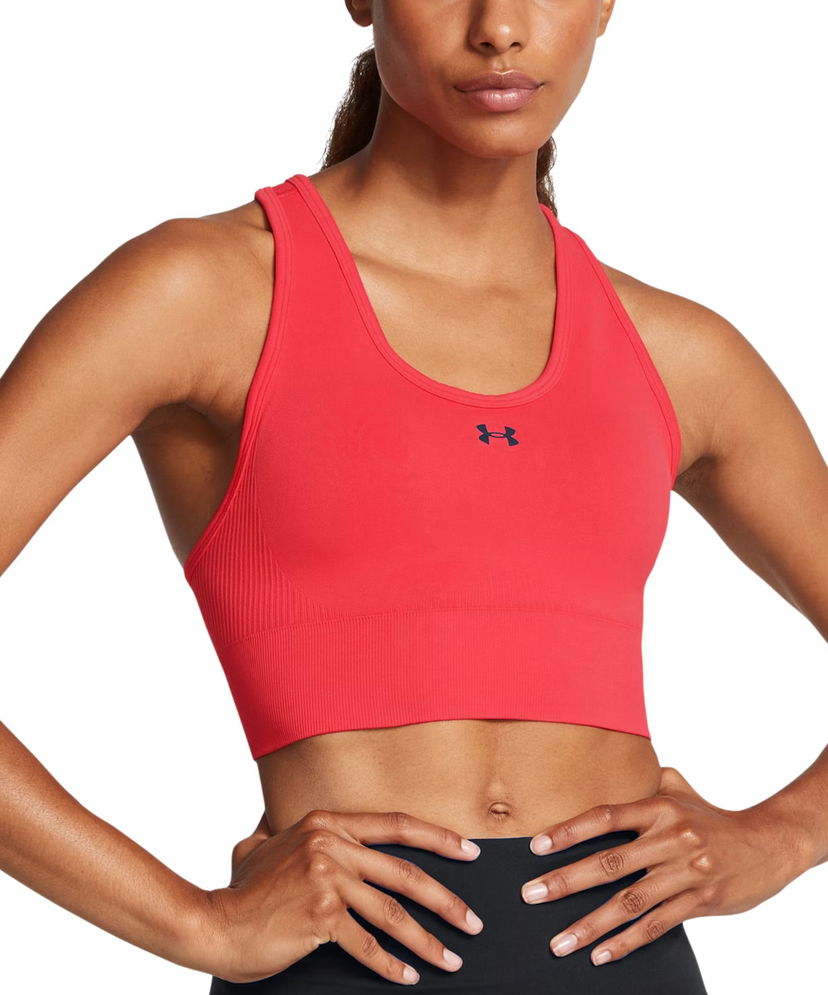 Grudnjak Under Armour Seamless Mid Bra Crvena | 1384419-713