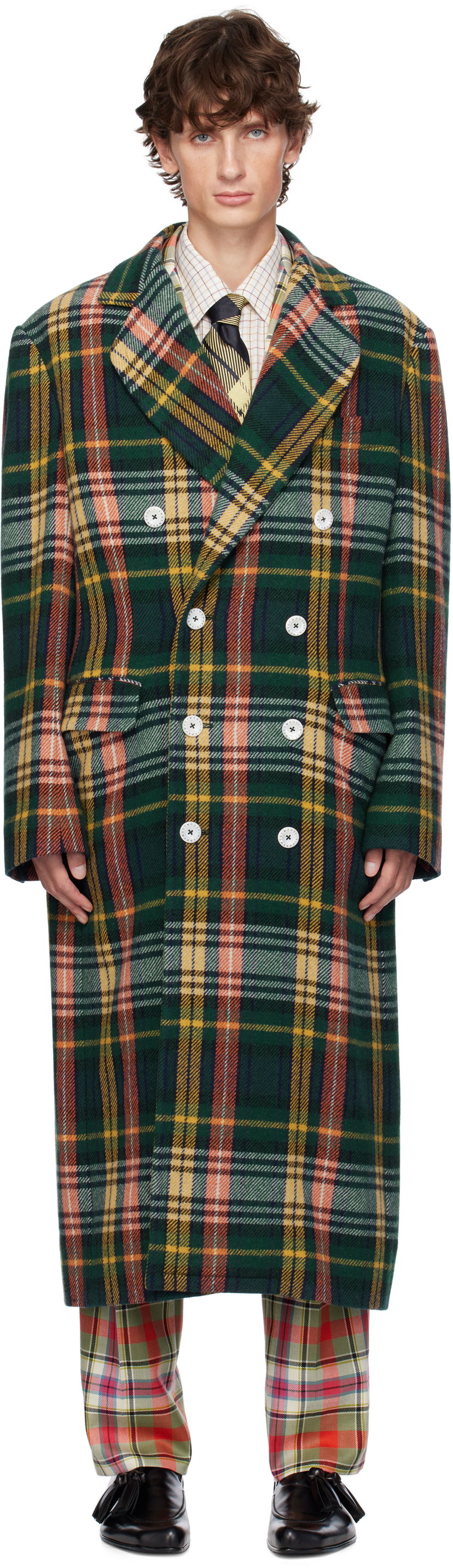 Kaputi Vivienne Westwood Long Coat Zelena | 2D010008-W00XC-